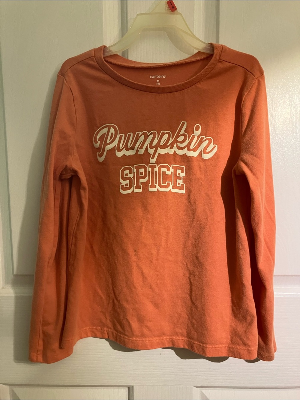 Carter's Pumpkin Spice Graphic Long-Sleeve Tee - Orange